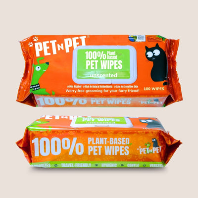 Dog Wipes Cleaning & Deodorizing 100 Count Pet Wipes Pet N Pet ®