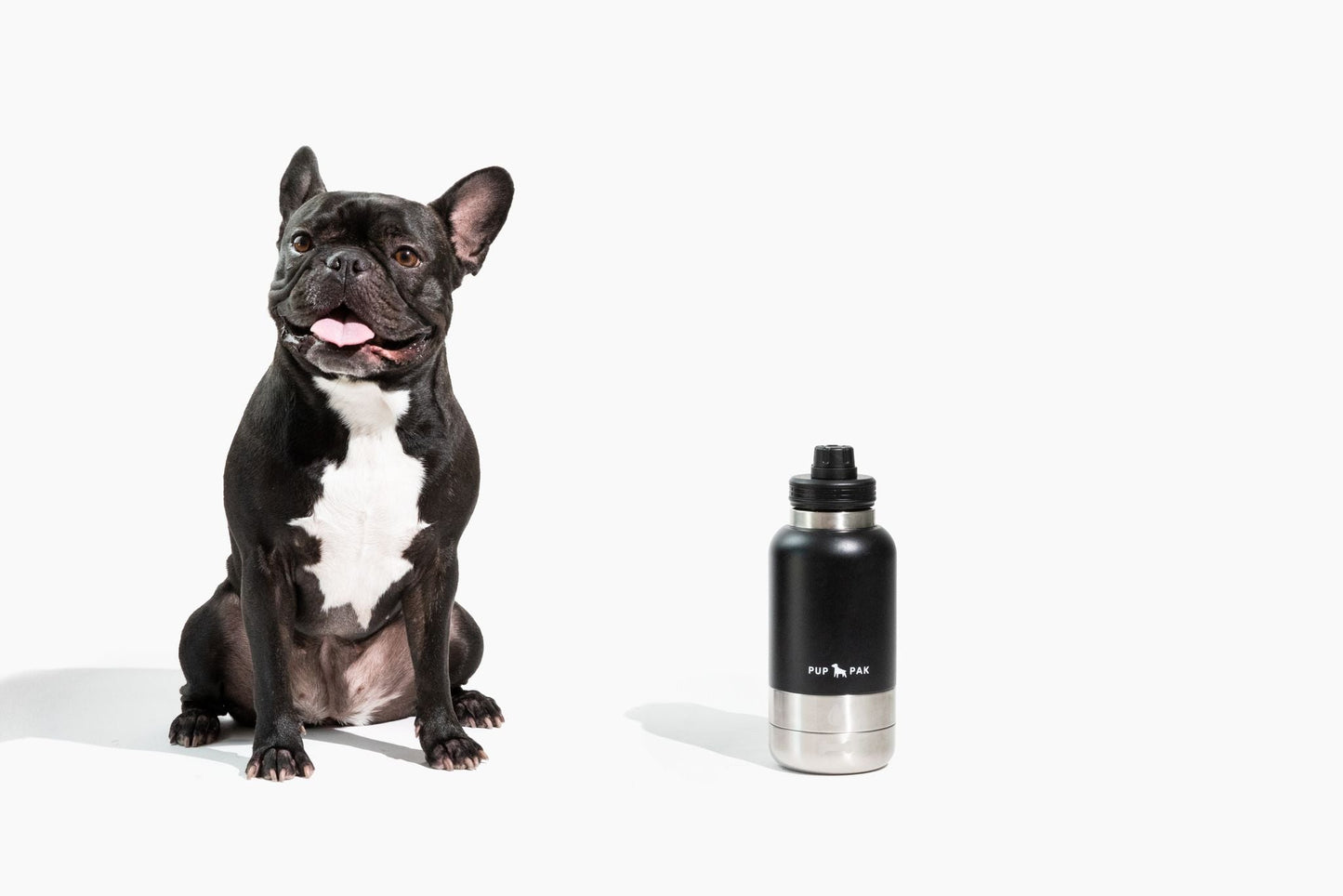 Pup Pak Dog Water Bottle with Detachable Bowls Pup Pak
