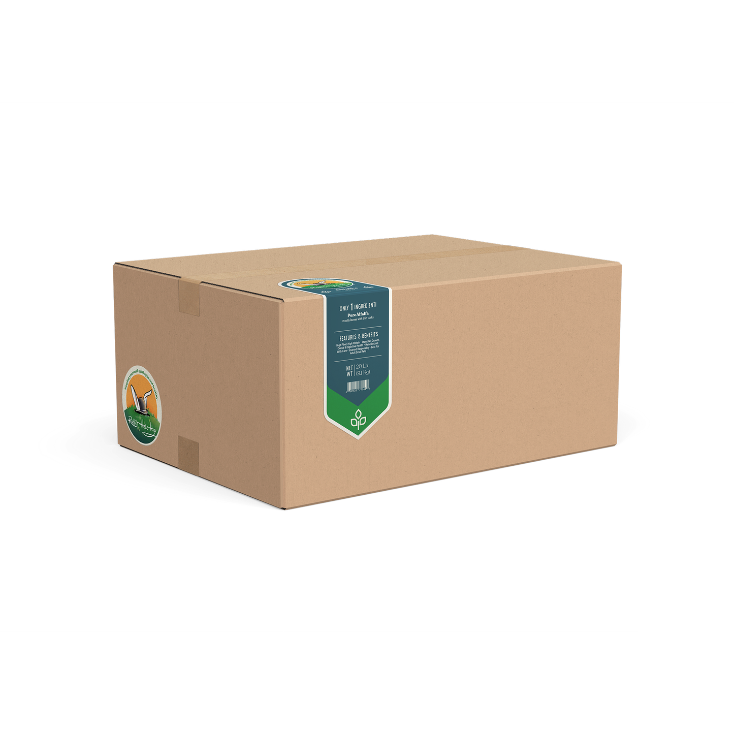 Rabbit Hole Hay Ultra Premium Alfalfa Hay 20 lb Hay Rabbit Hole Hay
