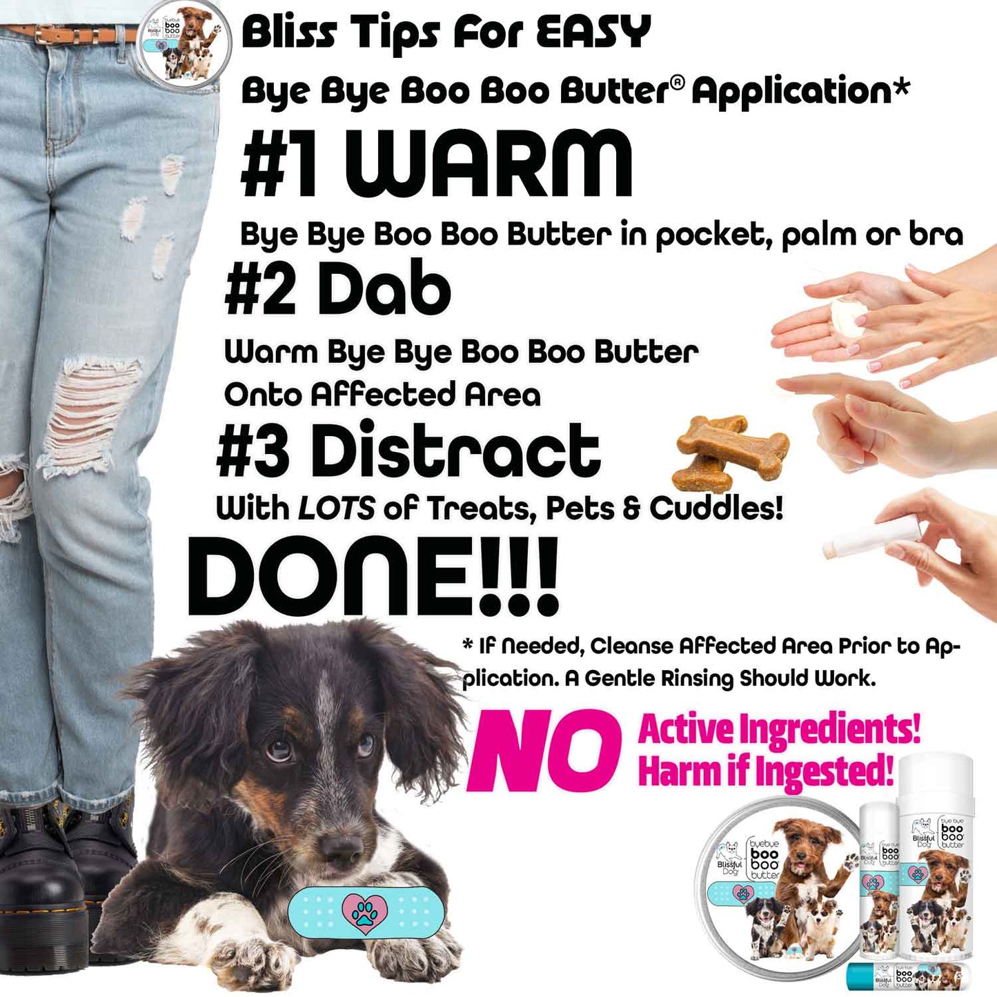 3 Cute Puppies Boo Boo Butter BOO BOO BUTTER The Blissful Dog