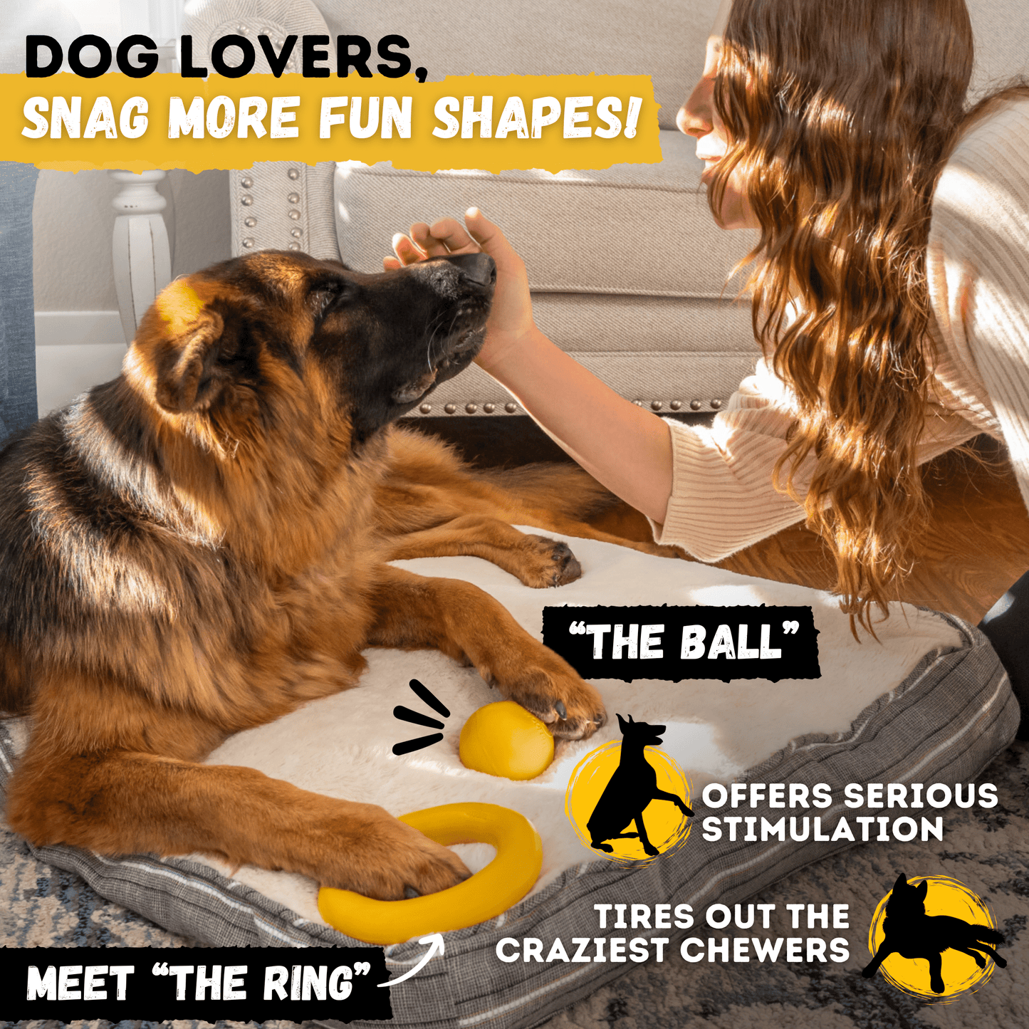 Launch Disc™ Monster K9 Dog Toys