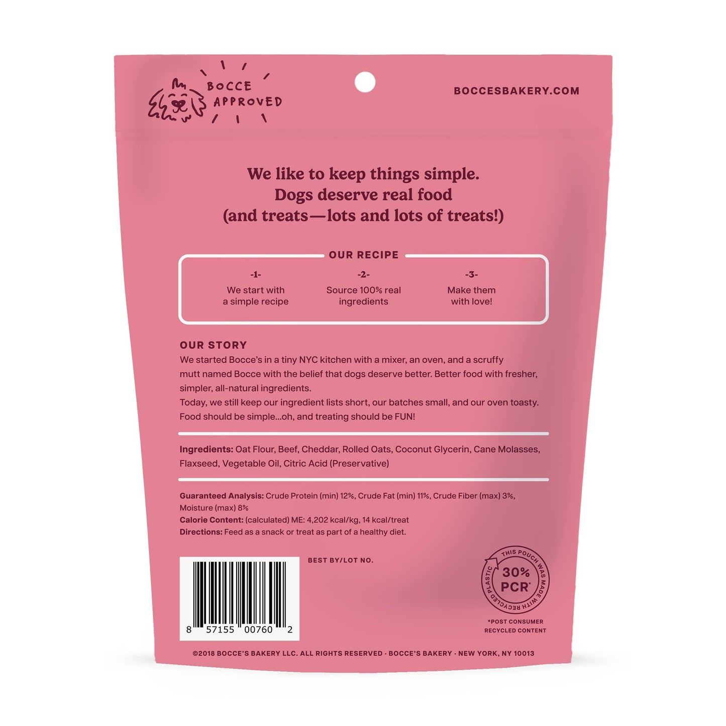 Bocce's Bakery Say MOOOO Soft & Chewy Dog Treats 6oz Soft & Chewy Antelope Pets