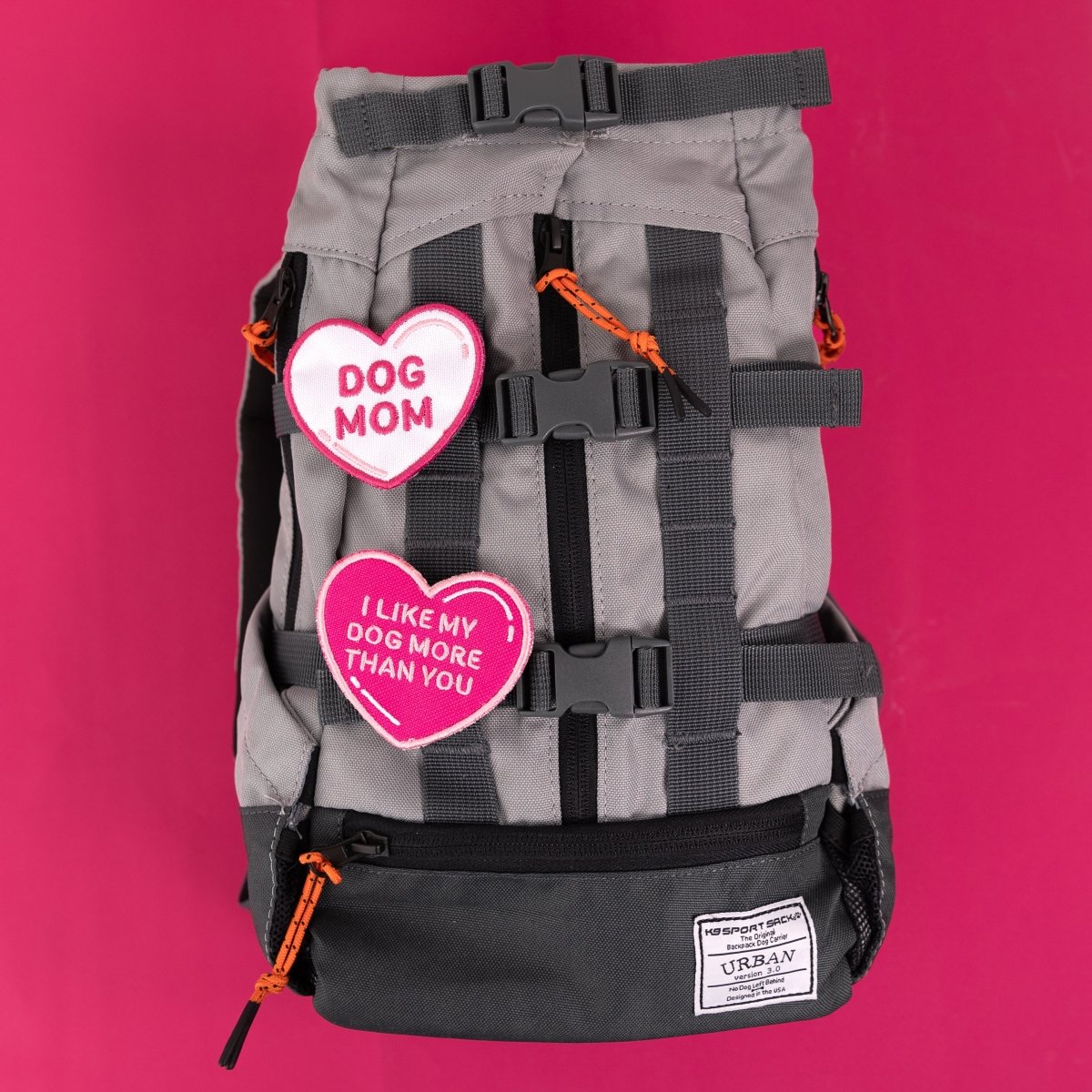I Like My Dog More Than You Heart Patch K9 Sport Sack