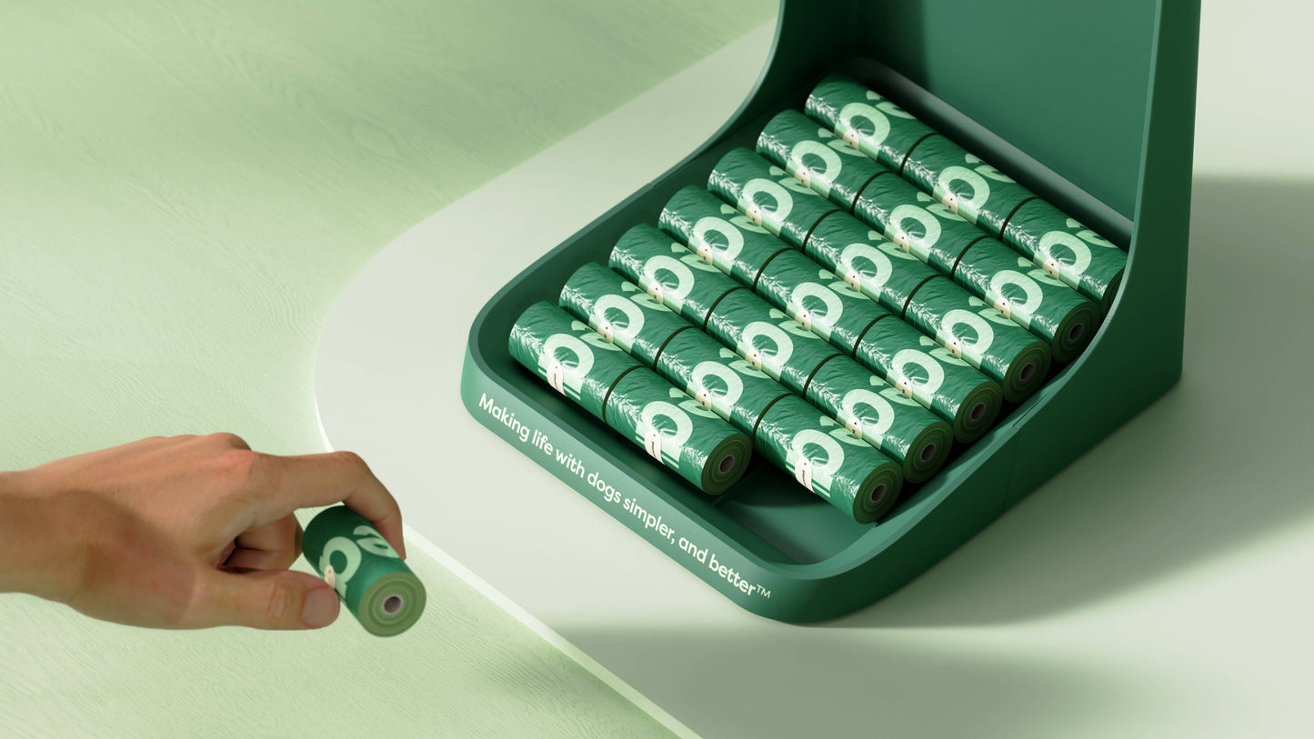 Earth Rated 21 Refill Rolls for Counter Display - Unscented Pet Palette Distribution