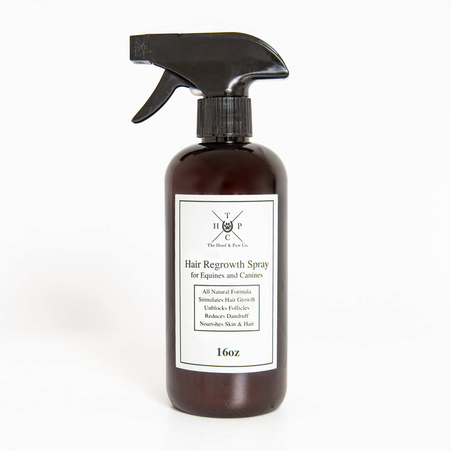 Hair Regrowth Spray for Dogs & Horses 16oz The Hoof & Paw Co.