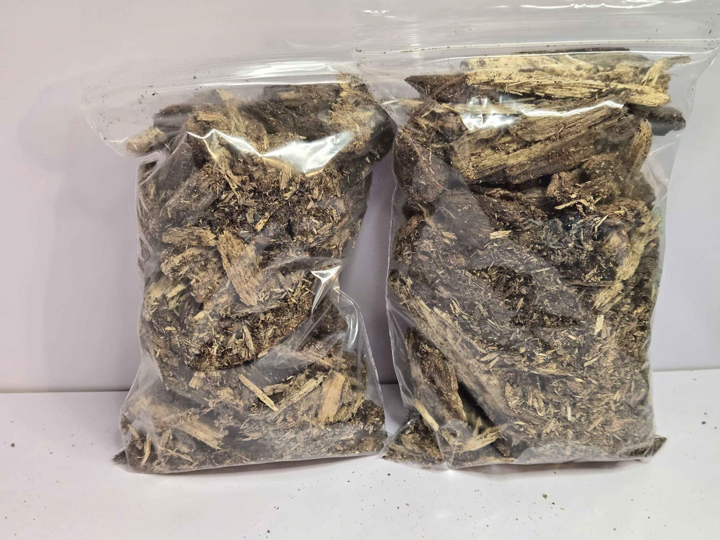 Premium White Rot Wood Bioactive Terrarium Food & Substrate Additive White Oak Shield Wall Exotics