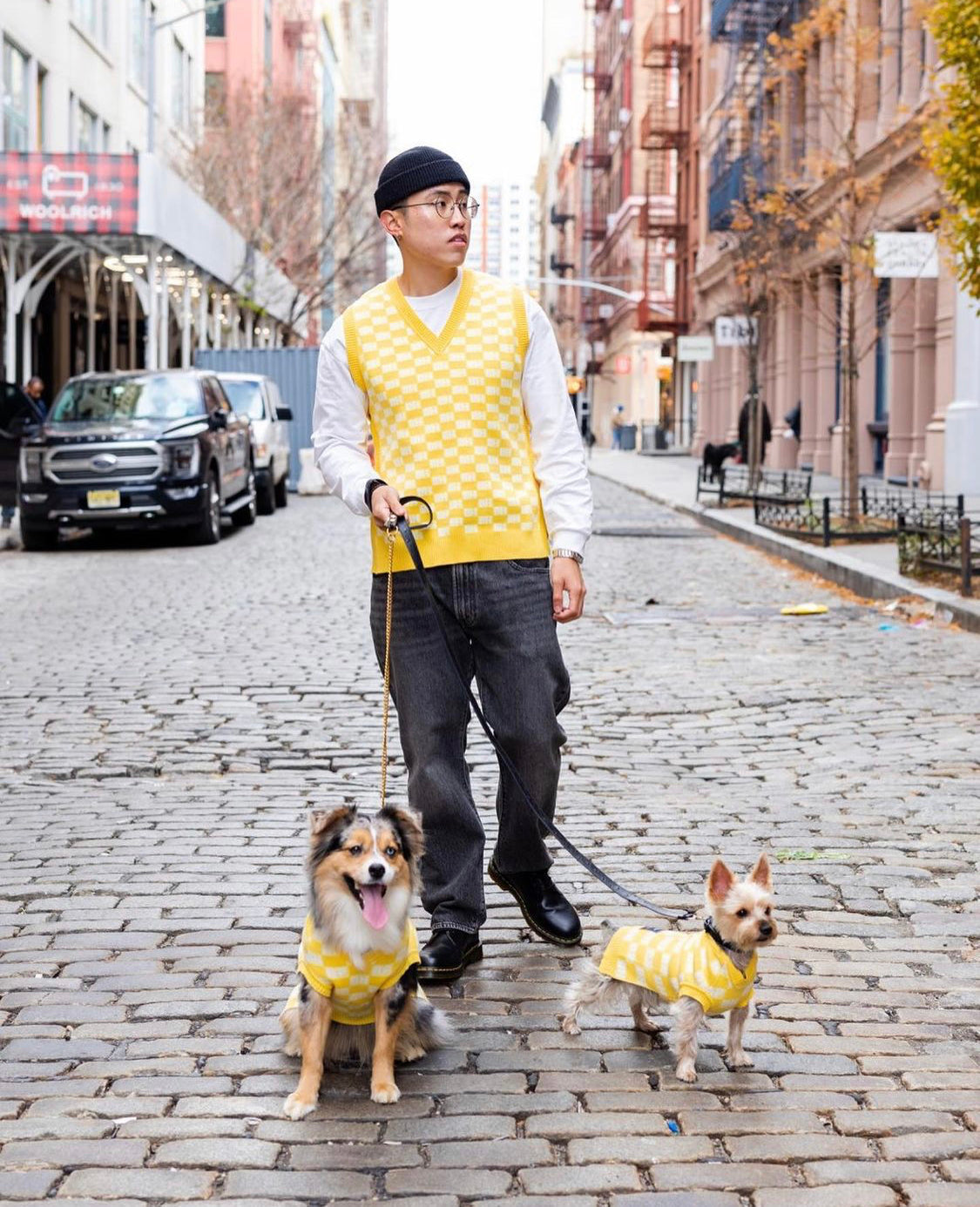 BP X BH Check Sweater vest Sweaters BESPOKE PAWS