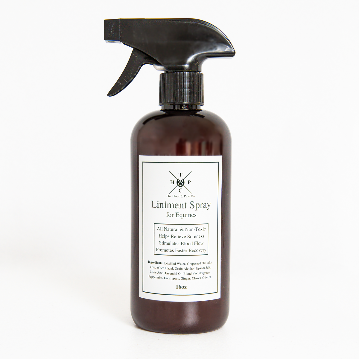 Liniment Spray for Horses The Hoof & Paw Co.