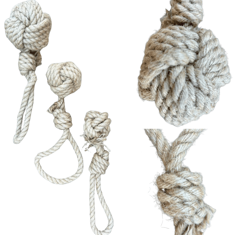 hemp rope dog tug toy hemp rope dog pull toys rōmng