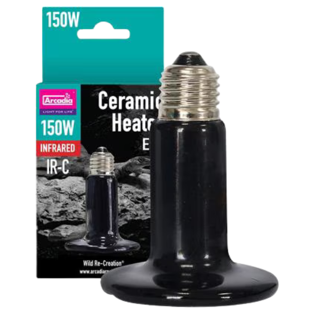 Arcadia Ceramic Heat Emitter Bulbs 150W Heating ReptiChip LLC