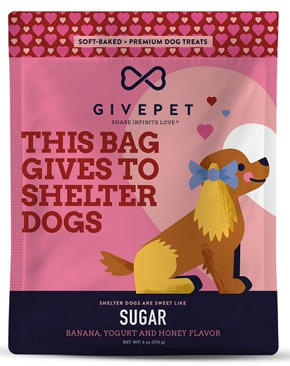 GivePet Dog Treats Sugar 6 Oz. Dog Treats GivePet