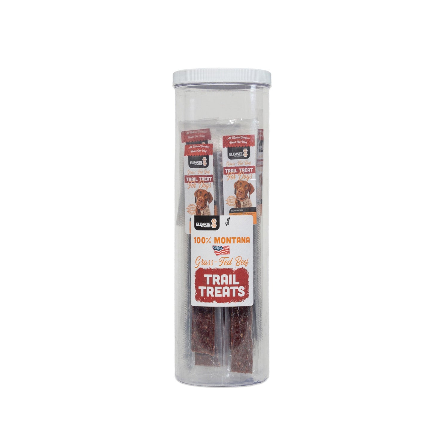 Air-Dried Trail Treats - Beef Recipe 25-Pack Dog Food Elevate Pet Provisions