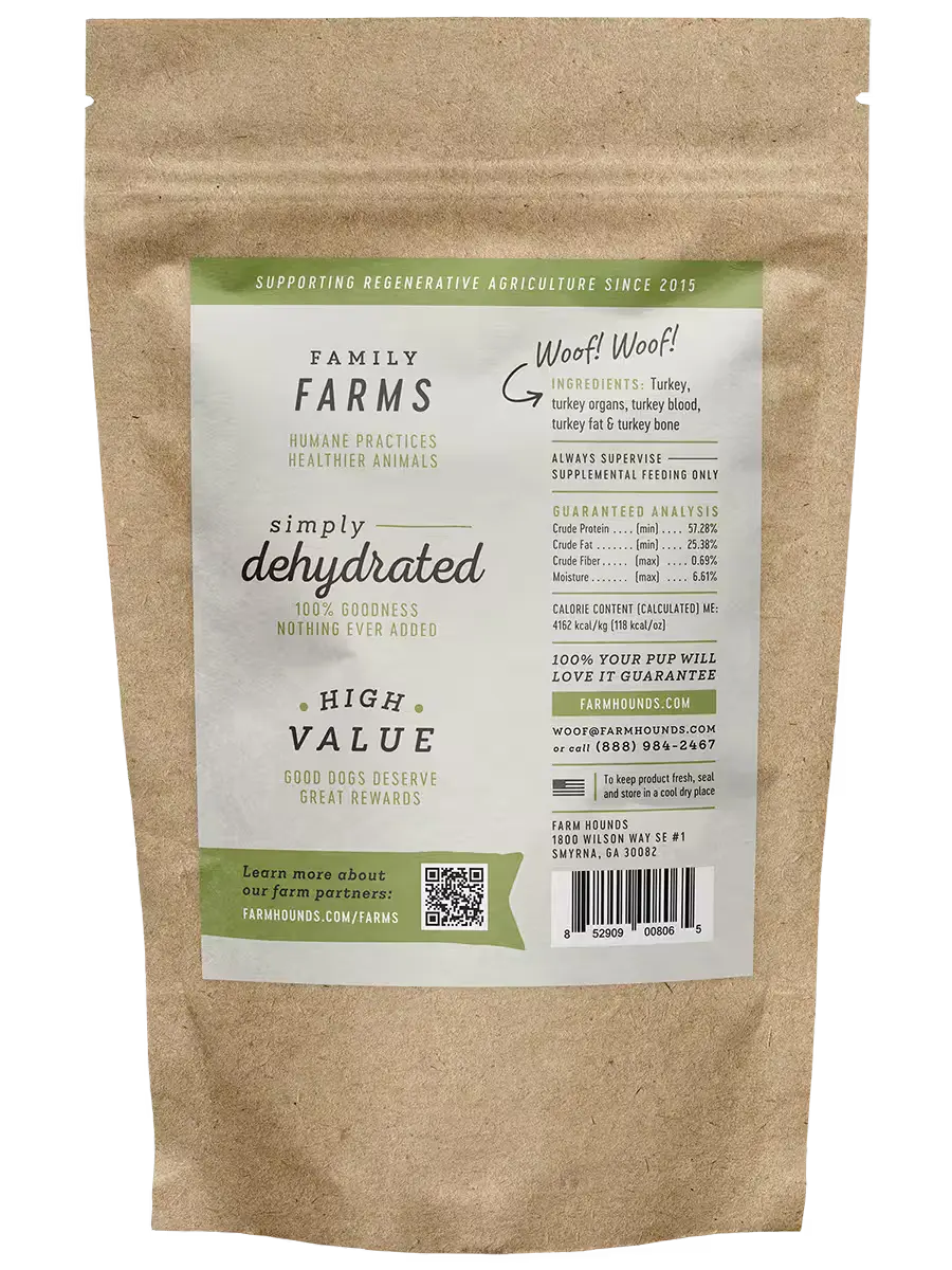 Turkey Strips Treats Farm Hounds