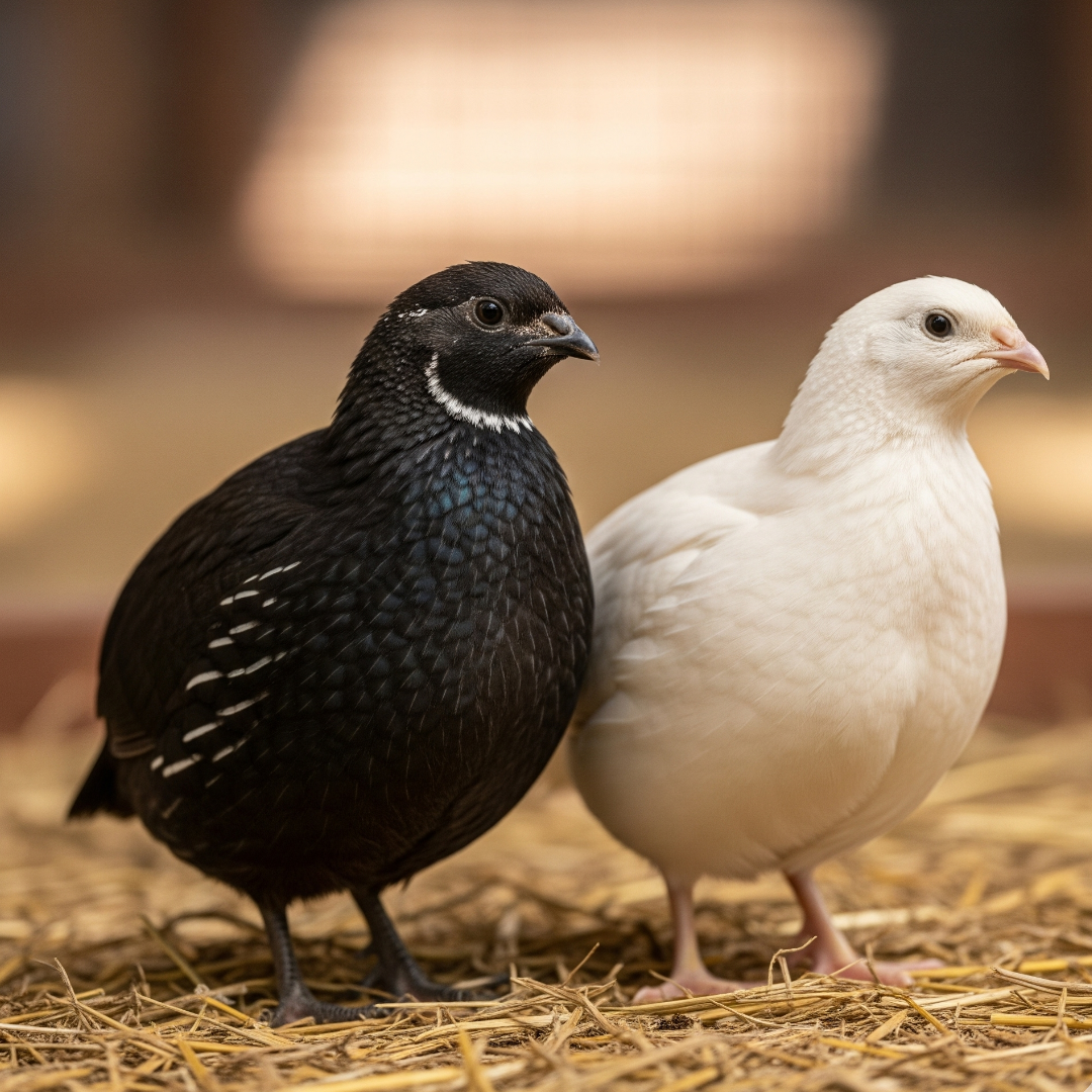 Black and White Edition Quail hatching eggs 20 Quail Eggs Buddys Hatchery