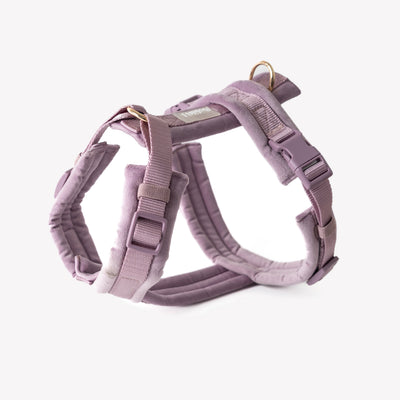 Lilac - Velvet Dog Harness Velvet Harness FURLOU