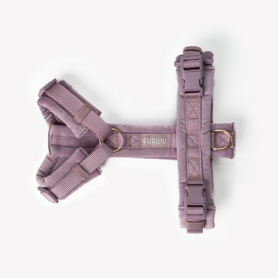Lilac - Velvet Dog Harness Velvet Harness FURLOU