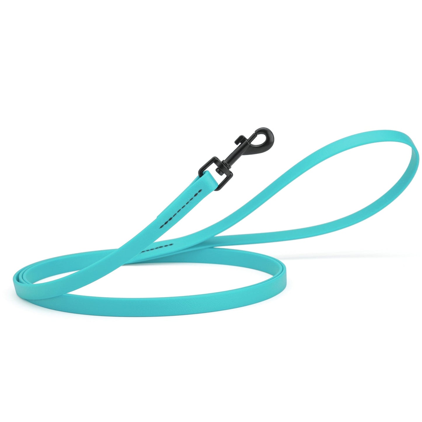 Biothane Waterproof Dog Leash, 4 ft Sky Blue 4' 1 2" Dog Leashes Dogline