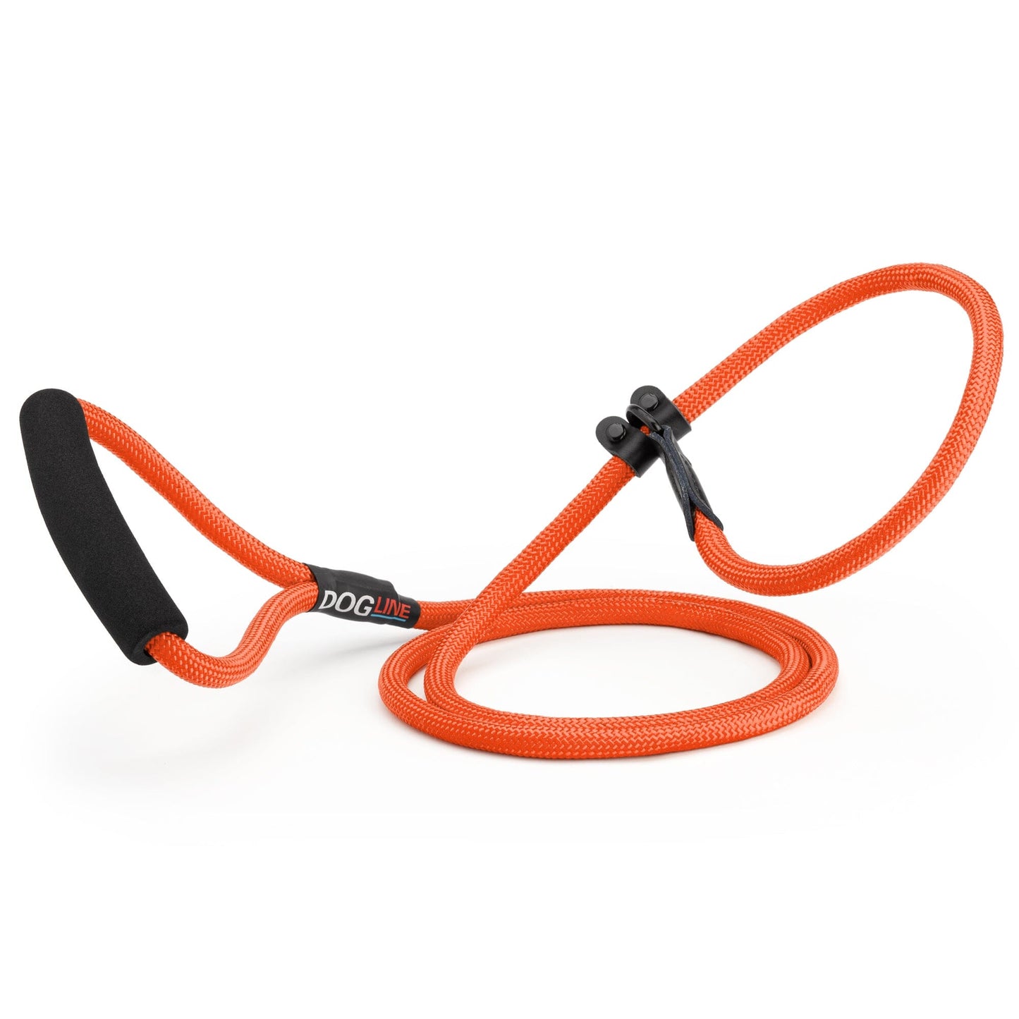 Round Nylon Slip Lead Orange 1 3" 6' Dog Leashes Dogline