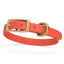 Viper Biothane Waterproof Dog Collar with Brass Hardware Coral L 9"-12" x W 1 2" Dog Collars Dogline