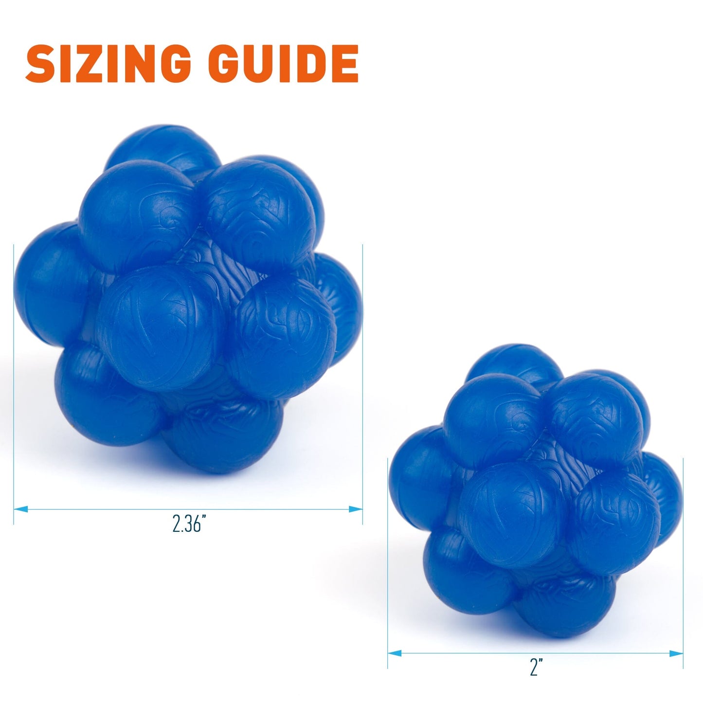 Rubber Bur Ball Dog Toys Dogline
