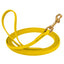 Viper Biothane Long Line 15 ft Lead with Brass Hardware Lemon Yellow 1 2" Dog Leashes Dogline