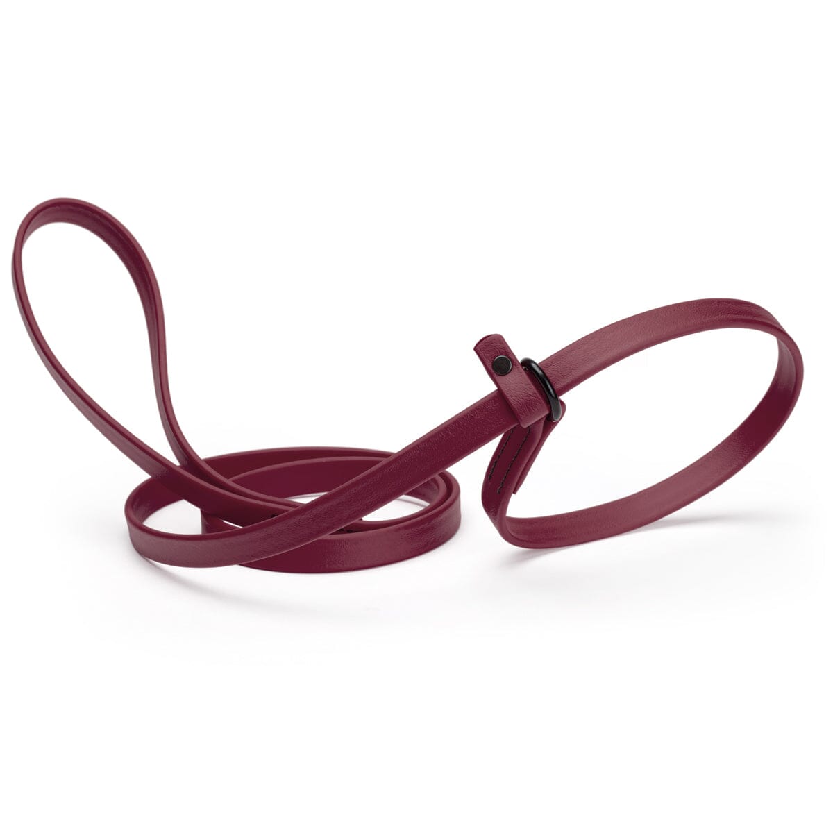 Biothane Slip Lead for Dogs, 5FT and 7FT Merlot Burgundy 5 8" Dog Leashes Dogline