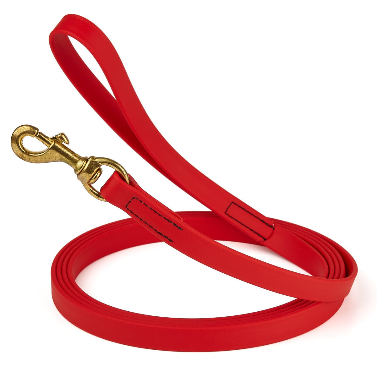 Biothane Working Dog Lead 20ft - Long Line Collection Cherry Red 3 4" Leashes, Biothane Dog Leads Dogline