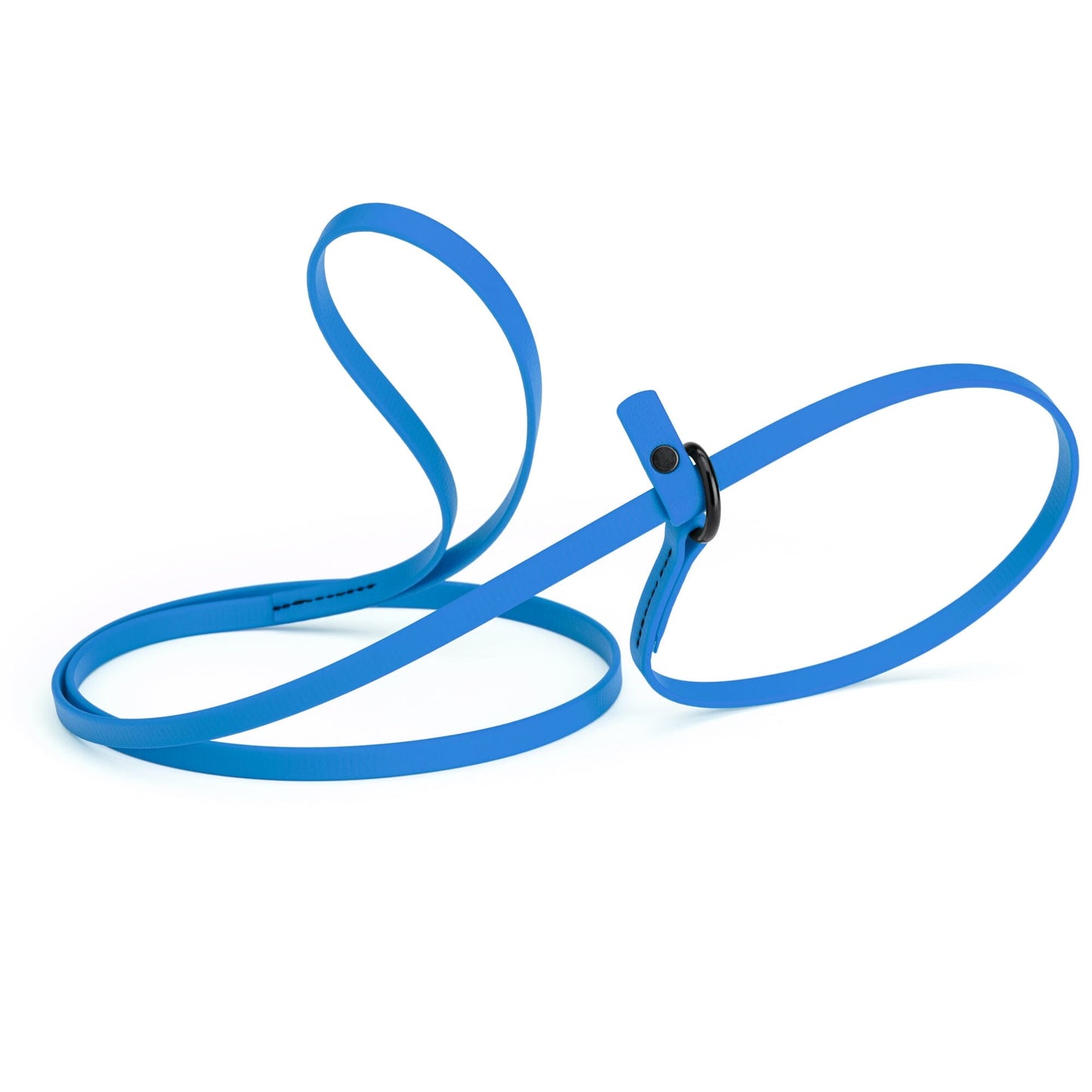 Biothane Slip Lead for Dogs, 5FT and 7FT Cerulean Blue 5' 3 8" Dog Leashes Dogline