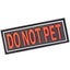 Dogline 3D Rubber Removable Patches for Dog Harness and Vest Do Not Pet Dog Patches Dogline