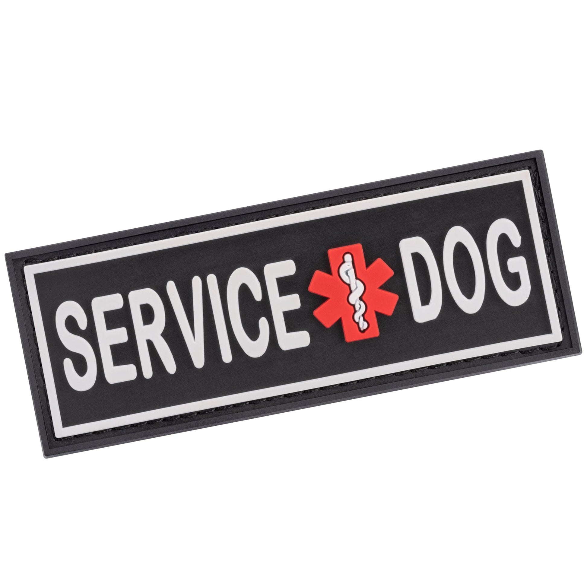 Dogline 3D Rubber Removable Patches for Dog Harness and Vest Service Dog Dog Patches Dogline