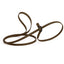Biothane Slip Lead for Dogs, 5FT and 7FT Dark Chocolate Brown 5' 3 8" Dog Leashes Dogline