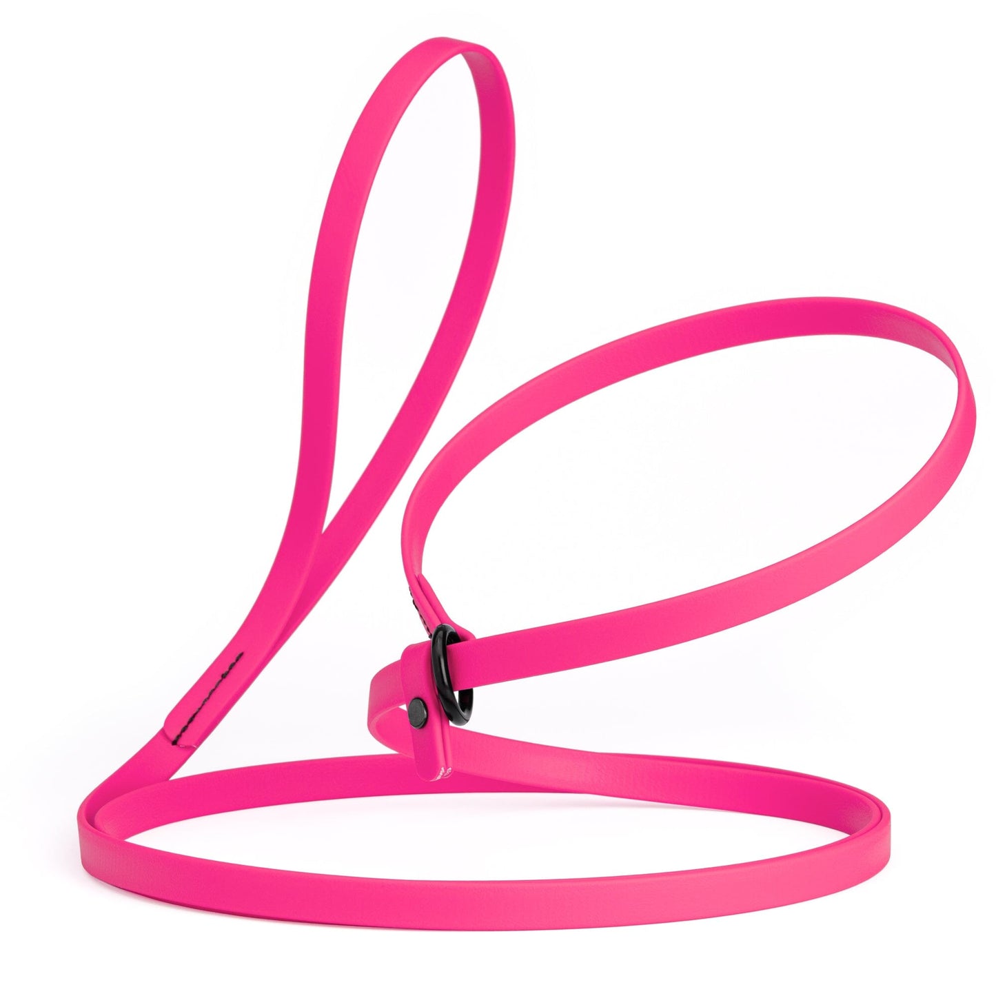 Biothane Slip Lead for Dogs, 5FT and 7FT Passionfruit Pink 7' 1 2" Dog Leashes Dogline