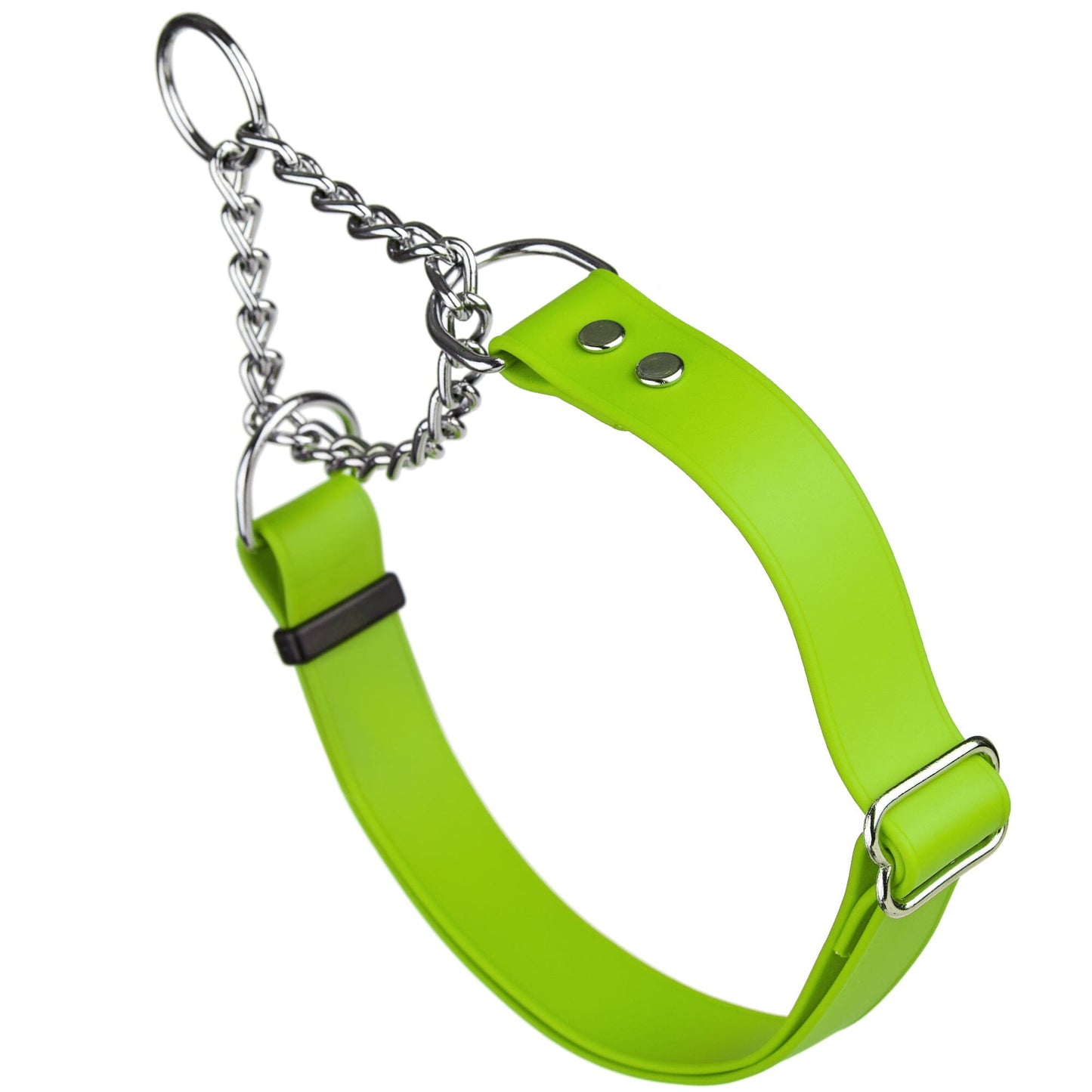 Biothane Adjustable Martingale Collar for Dogs Tropical Green Dog Collars Dogline