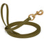 Viper Biothane Long Line 20 ft Lead with Brass Hardware Olive Drab Green 5 8" Dog Leashes Dogline