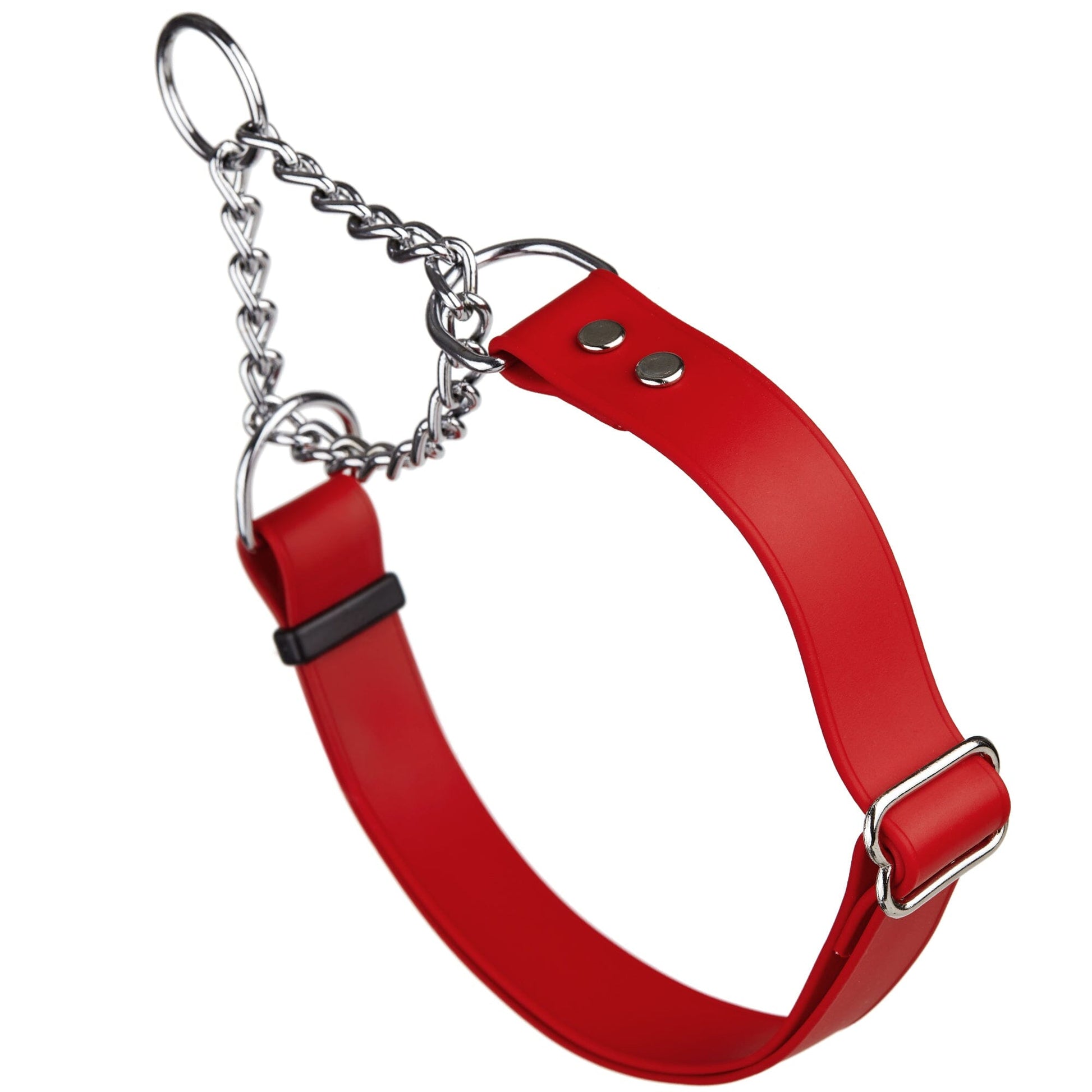 Biothane Adjustable Martingale Collar for Dogs Cherry Red Dog Collars Dogline