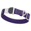 Sprenger BioThane Waterproof Dog Collar with Stainless Steel ClicLock Quick Release Buckle Violet Purple Silver Buckle Dog Collars Dogline
