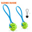 Rubber Spiral Ball with Biothane Handle Dog Toys Dogline