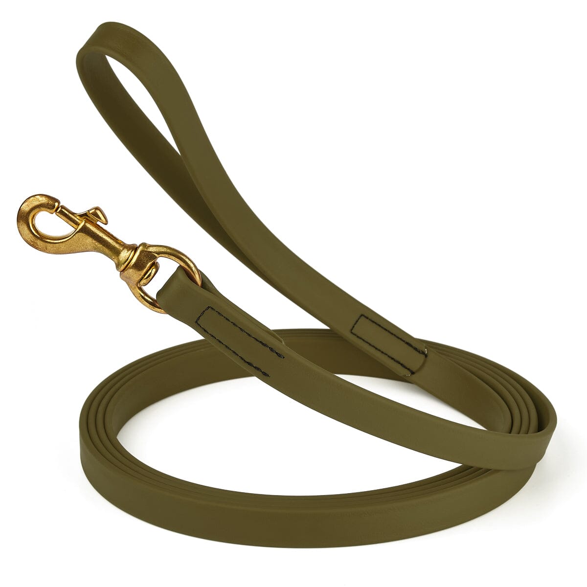 Viper Biothane Long Line 10 ft Lead with Brass Hardware Olive Drab Green 3 4" Dog Leashes Dogline