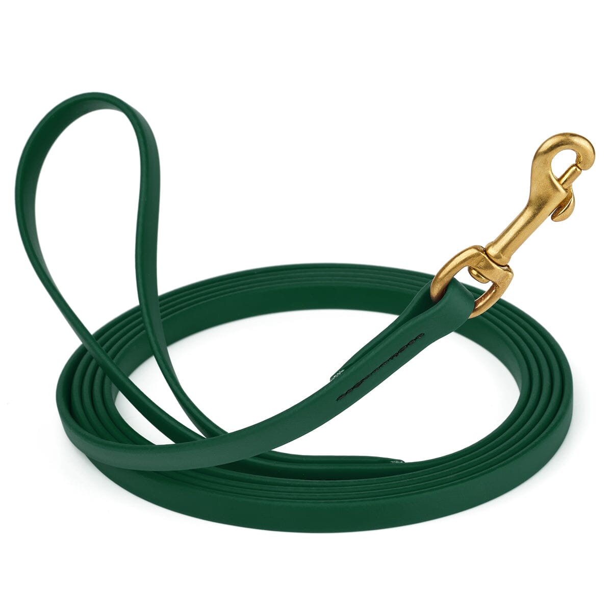 Viper Biothane Long Line 20 ft Lead with Brass Hardware Hunter Green 1 2" Dog Leashes Dogline