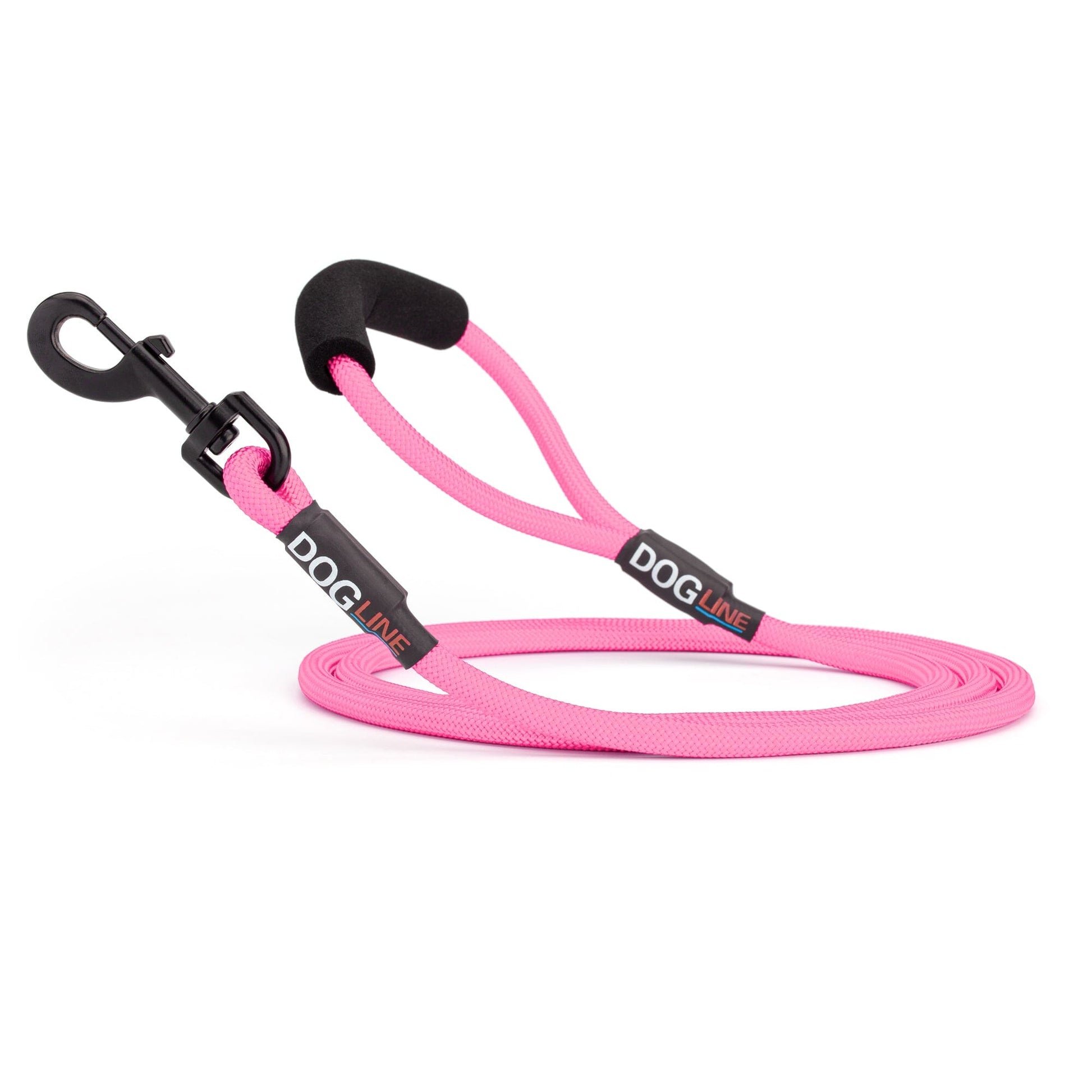 Nylon Round Dog Lead Hot Pink 6' Dog Leashes Dogline