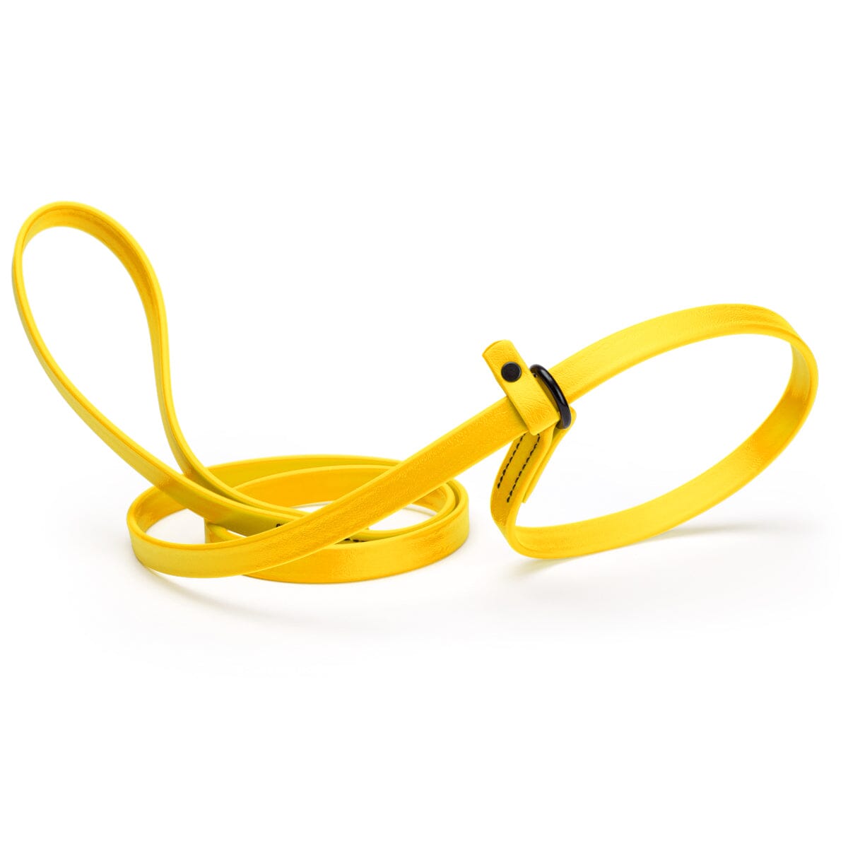 Biothane Slip Lead for Dogs, 5FT and 7FT Lemon Yellow 5 8" Dog Leashes Dogline