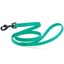 Biothane Waterproof Dog Leash, 4 ft Teal 4' Dog Leashes Dogline