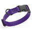Dogline Biothane Waterproof Dog Collar with Quick Release Buckle 5 8"W by 10-14"L Violet Purple Dog Collars Dogline