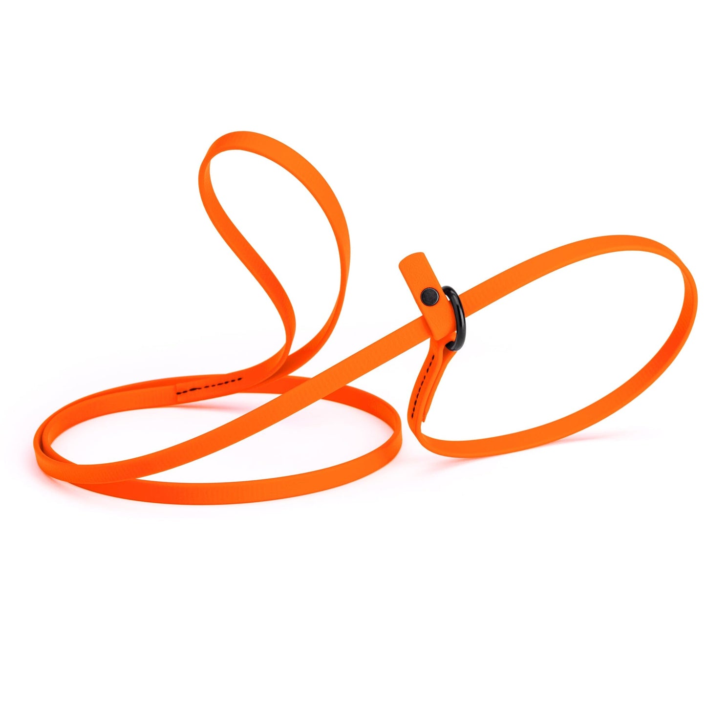 Biothane Slip Lead for Dogs, 5FT and 7FT Hunter Orange 5' 3 8" Dog Leashes Dogline