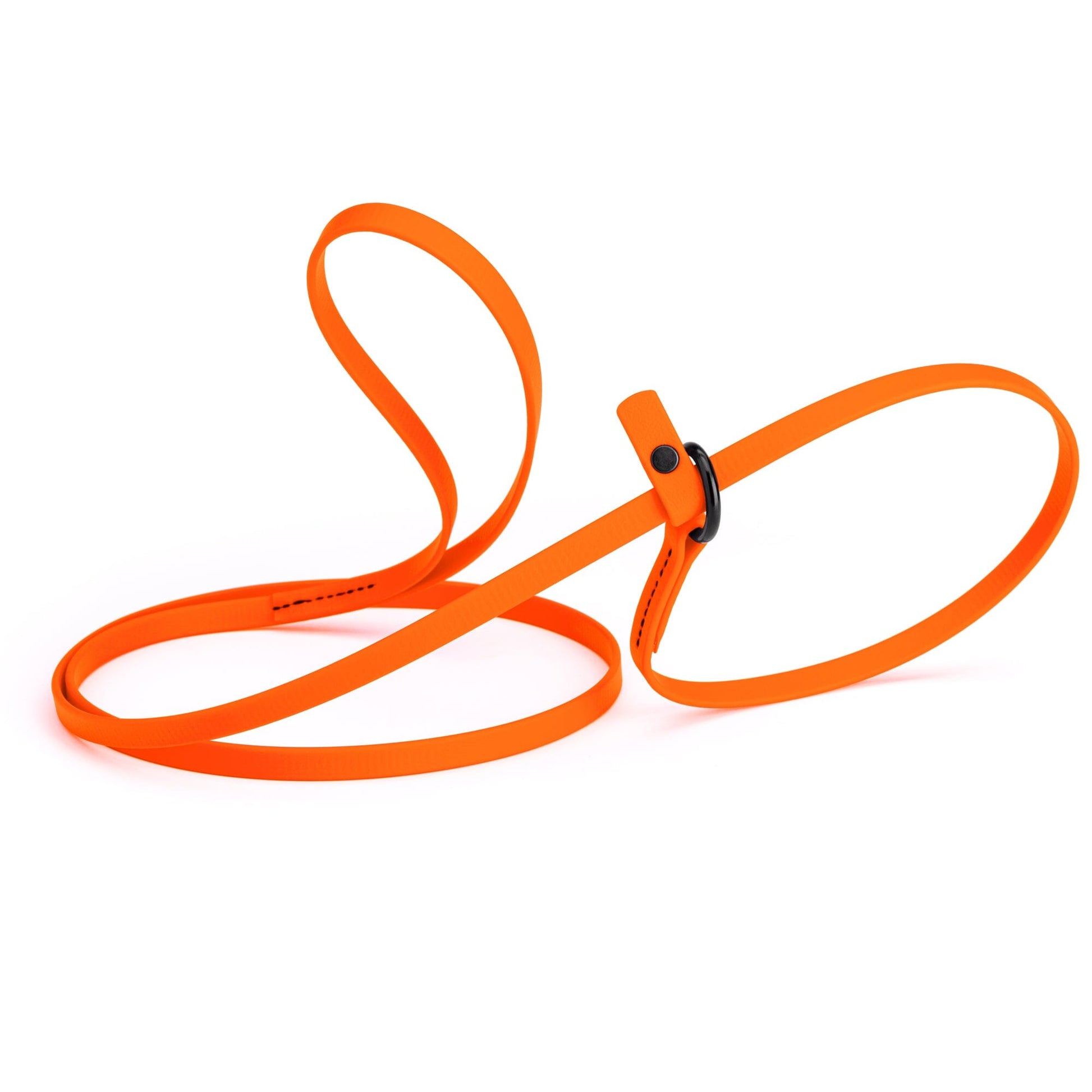 Biothane Slip Lead for Dogs, 5FT and 7FT Hunter Orange 5' 3 8" Dog Leashes Dogline