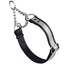 Reflective Biothane Martingale Collar for Dogs Black Dog Collars Dogline