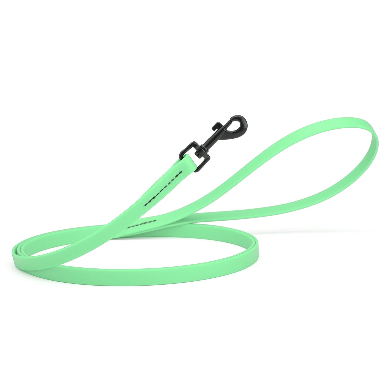 Biothane Waterproof Dog Leash, 4 ft Sea Foam Green 4' 1 2" Dog Leashes Dogline