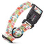 Dogline Biothane Full Color Design Printed Dog Collar with Quick Release Buckle Bottoms Up W 3 4" x L 12"-19" Dog Collars Dogline