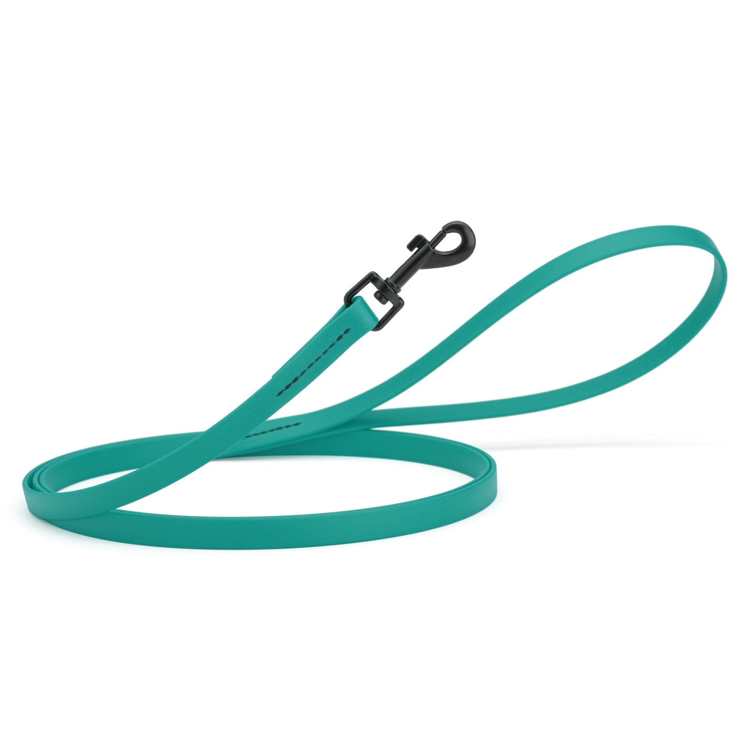 Biothane Waterproof Dog Leash, 4 ft Blue Aqua 4' 1 2" Dog Leashes Dogline
