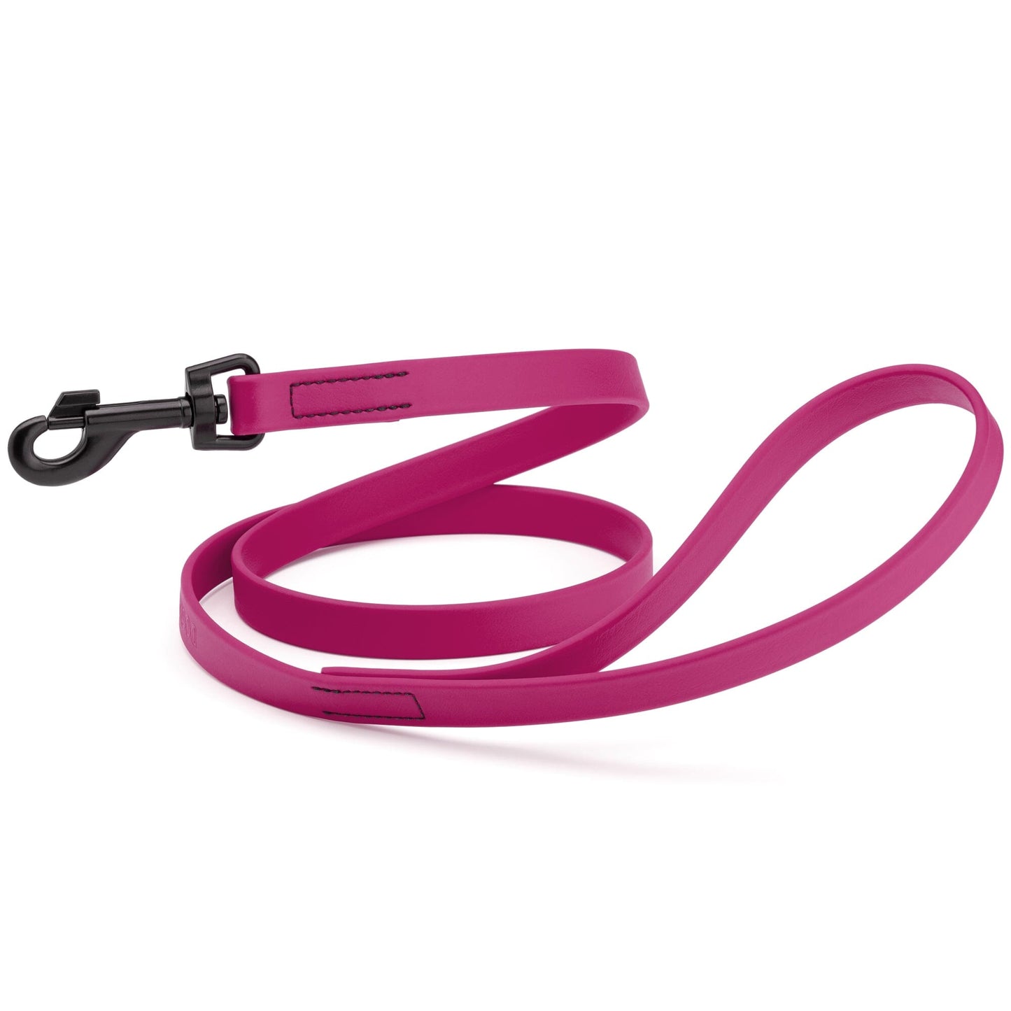 Biothane Waterproof Dog Leash, 4 ft Magenta Pink 4' Dog Leashes Dogline